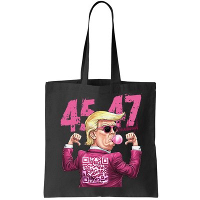 Funny Trump 45 47 Bubble Pin.K Qr Dancing Code Bag