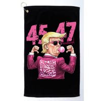 Funny Trump 45 47 Bubble Pin.K Qr Dancing Code Golf Towel