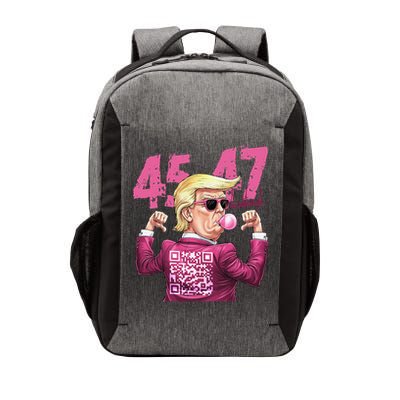 Funny Trump 45 47 Bubble Pin.K Qr Dancing Code Vector Backpack