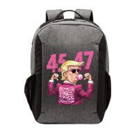 Funny Trump 45 47 Bubble Pin.K Qr Dancing Code Vector Backpack