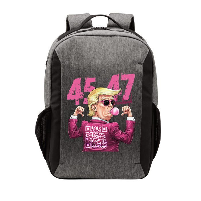 Funny Trump 45 47 Bubble Pin.K Qr Dancing Code Vector Backpack