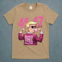 Funny Trump 45 47 Bubble Pin.K Qr Dancing Code T-Shirt