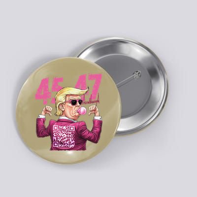 Funny Trump 45 47 Bubble Pin.K Qr Dancing Code Button