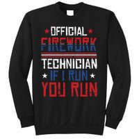 Firework Technician 4th Of July Funny USA Pyro Technician Sweatshirt