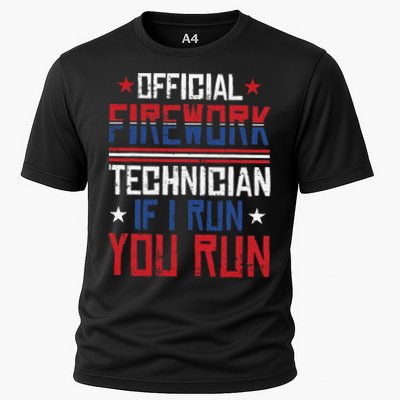 Firework Technician 4th Of July Funny USA Pyrotechnician Performance Shirt