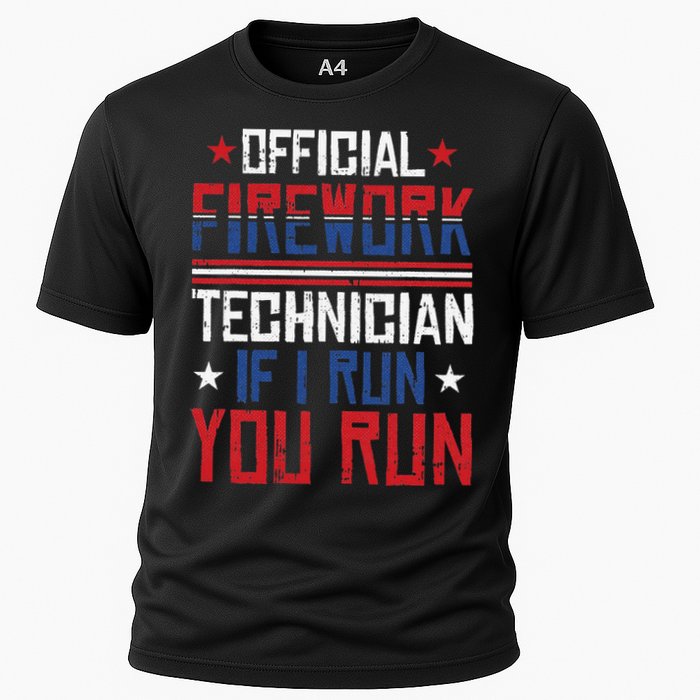 Firework Technician 4th Of July Funny USA Pyrotechnician Performance Shirt