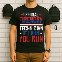 Firework Technician 4th Of July Funny USA Pyrotechnician T-Shirt