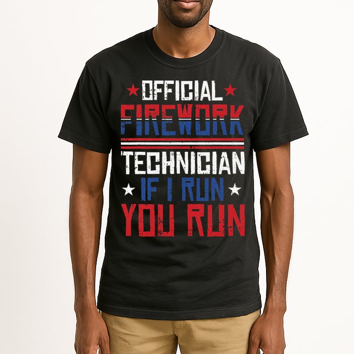 Firework Technician 4th Of July Funny USA Pyrotechnician Tall T-Shirt