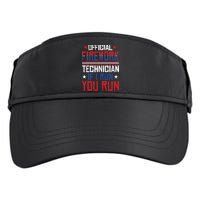 Firework Technician 4th Of July Funny USA Pyrotechnician Adult Drive Performance Visor