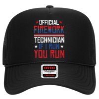 Firework Technician 4th Of July Funny USA Pyrotechnician Trucker Hat