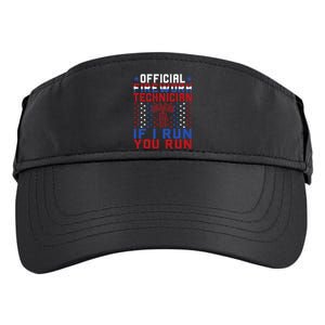 Firework Technician 4th Of July Funny USA Pyro Technician Adult Drive Performance Visor