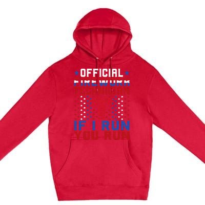 Firework Technician 4th Of July Funny USA Pyro Technician Premium Pullover Hoodie