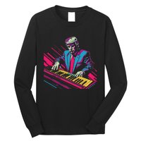 Funny Trump 80S Synth Keyboard Long Sleeve Shirt