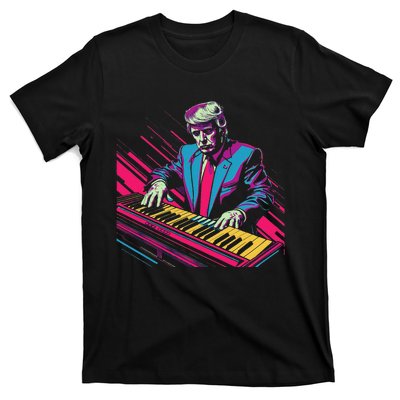 Funny Trump 80S Synth Keyboard T-Shirt