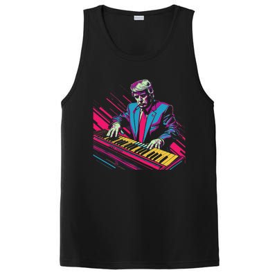 Funny Trump 80S Synth Keyboard PosiCharge Competitor Tank