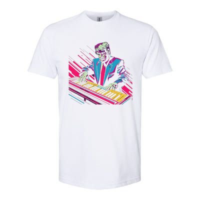 Funny Trump 80S Synth Keyboard Softstyle CVC T-Shirt