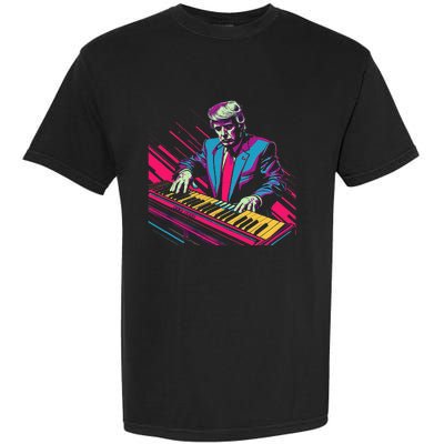 Funny Trump 80S Synth Keyboard Garment-Dyed Heavyweight T-Shirt