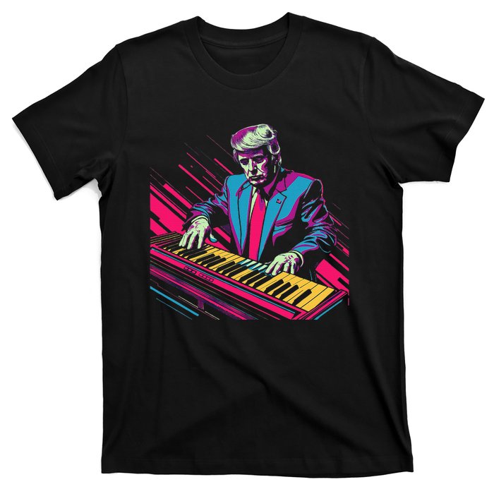 Funny Trump 80S Synth Keyboard T-Shirt