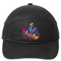 Funny Trump 80S Synth Keyboard 7-Panel Snapback Hat