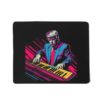 Funny Trump 80S Synth Keyboard Mousepad