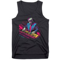 Funny Trump 80S Synth Keyboard Tank Top