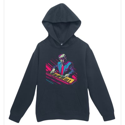 Funny Trump 80S Synth Keyboard Urban Pullover Hoodie