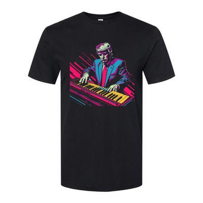 Funny Trump 80S Synth Keyboard Softstyle CVC T-Shirt