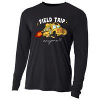 Field Trip Anyone Field Day Teacher Student School Funny Bus Cooling Performance Long Sleeve Crew