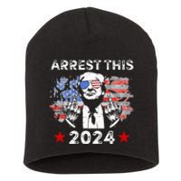 Funny Trump Arrest This Donald Trump Middle Finger President Short Acrylic Beanie