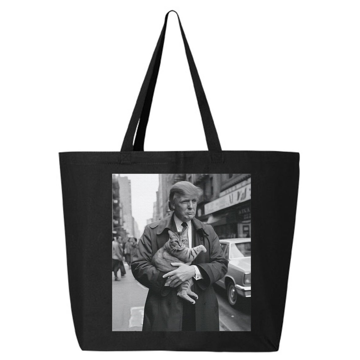 Funny Trump And Cat Funny Political  25L Jumbo Tote