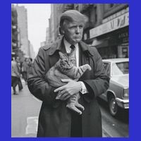Funny Trump And Cat Funny Political  Visor