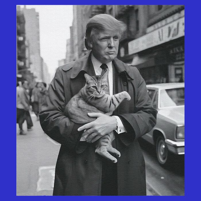 Funny Trump And Cat Funny Political  Visor