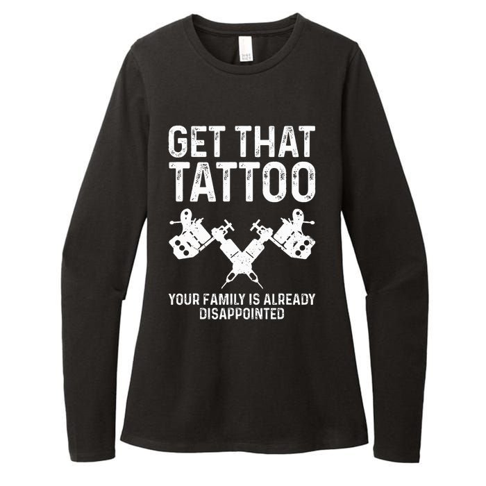 Funny Tattoo Artist Art For Tattooer Tattoo Artist Womens CVC Long Sleeve Shirt