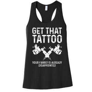 Funny Tattoo Artist Art For Tattooer Tattoo Artist Women's Racerback Tank