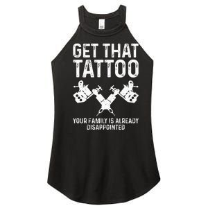 Funny Tattoo Artist Art For Tattooer Tattoo Artist Women's Perfect Tri Rocker Tank