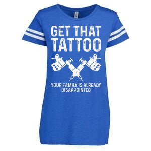 Funny Tattoo Artist Art For Tattooer Tattoo Artist Enza Ladies Jersey Football T-Shirt