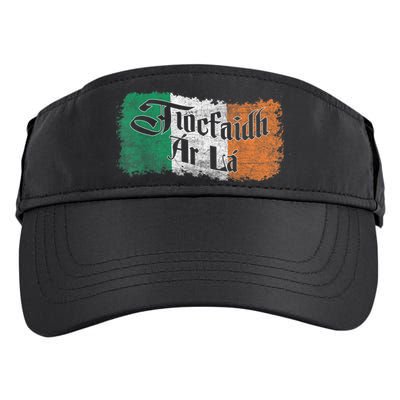 Funny Tiocfaidh Ar La Gift Vintage Ireland Irish Flag Gift Adult Drive Performance Visor