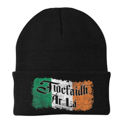 Funny Tiocfaidh Ar La Gift Vintage Ireland Irish Flag Gift Beanie