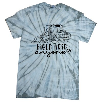 Field Trip Anyone Teacher Magic School Bus Tie-Dye T-Shirt