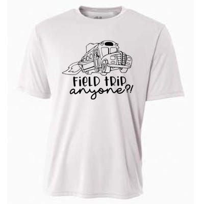 Field Trip Anyone Teacher Magic School Bus Cooling Performance Crew T-Shirt