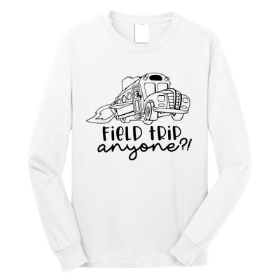 Field Trip Anyone Teacher Magic School Bus Long Sleeve Shirt