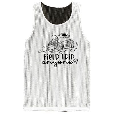 Field Trip Anyone Teacher Magic School Bus Mesh Reversible Basketball Jersey Tank