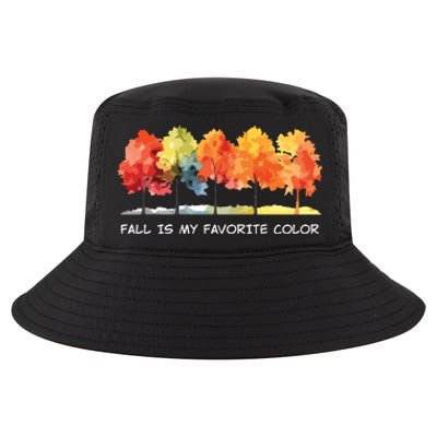 Fall Tree Autumn Tree Line Thanksgiving Cool Comfort Performance Bucket Hat