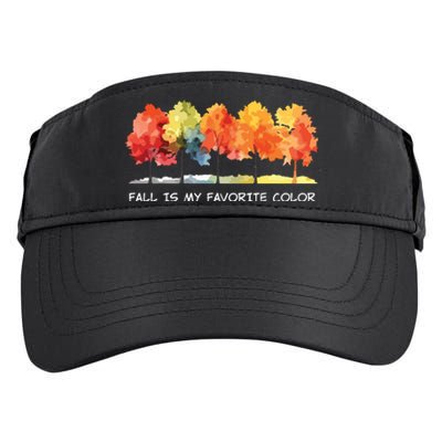 Fall Tree Autumn Tree Line Thanksgiving Adult Drive Performance Visor