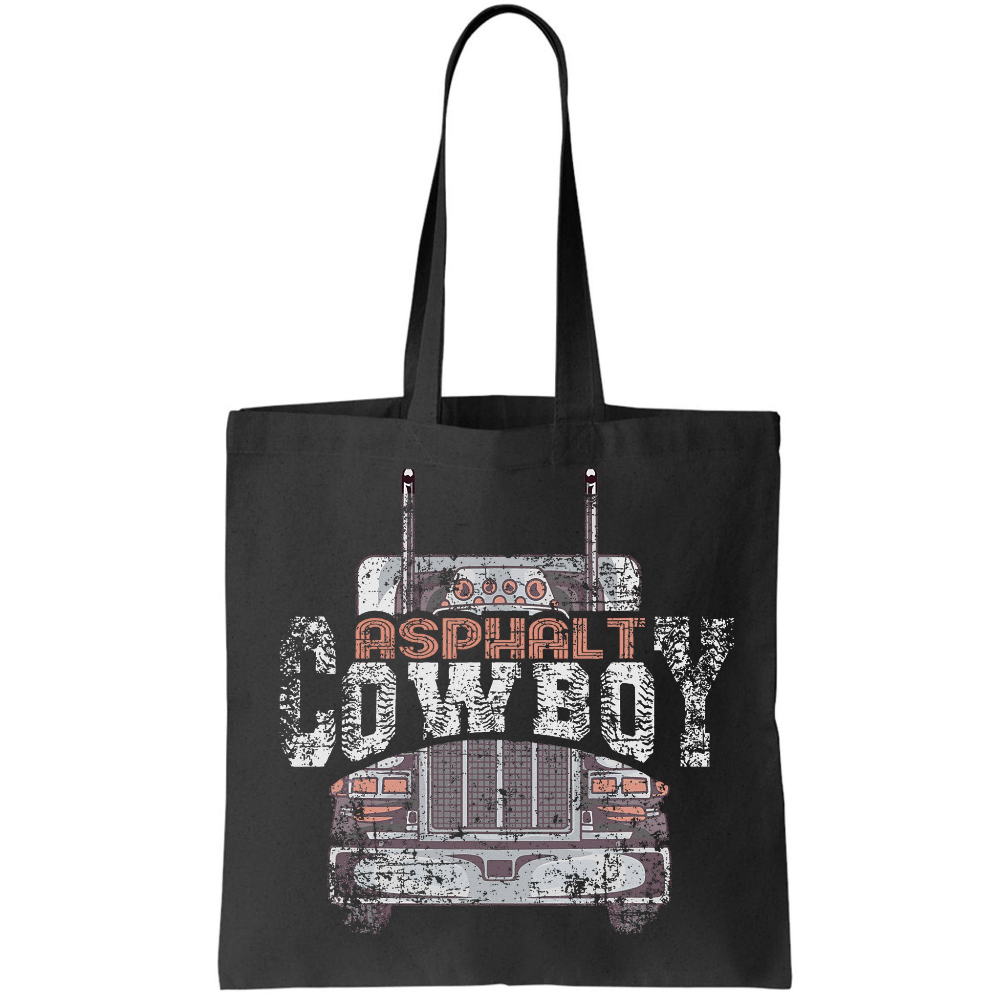 Funny Trucker Asphalt Cowboy Cool Truck Driver Bag