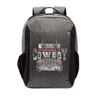 Funny Trucker Asphalt Cowboy Cool Truck Driver Vector Backpack
