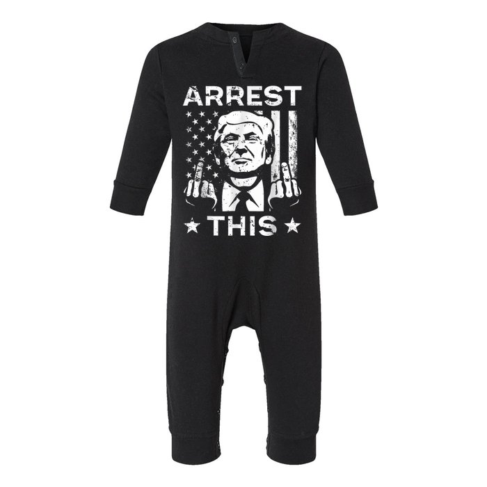 Funny Trump Arrest This Teee Trump Arrest This Infant Fleece One Piece