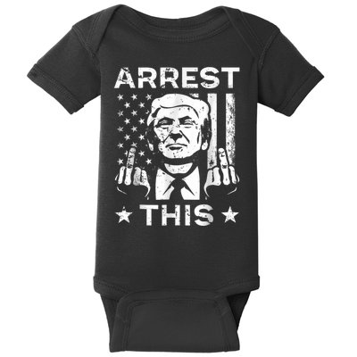 Funny Trump Arrest This Teee Trump Arrest This Baby Bodysuit