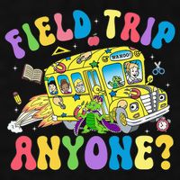 Field Trip Anyone Field Day Let The Games Begin School Bus Ladies PosiCharge Tri-Blend Wicking Tank