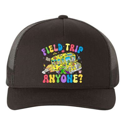 Field Trip Anyone Field Day Let The Games Begin School Bus Yupoong Adult 5-Panel Trucker Hat